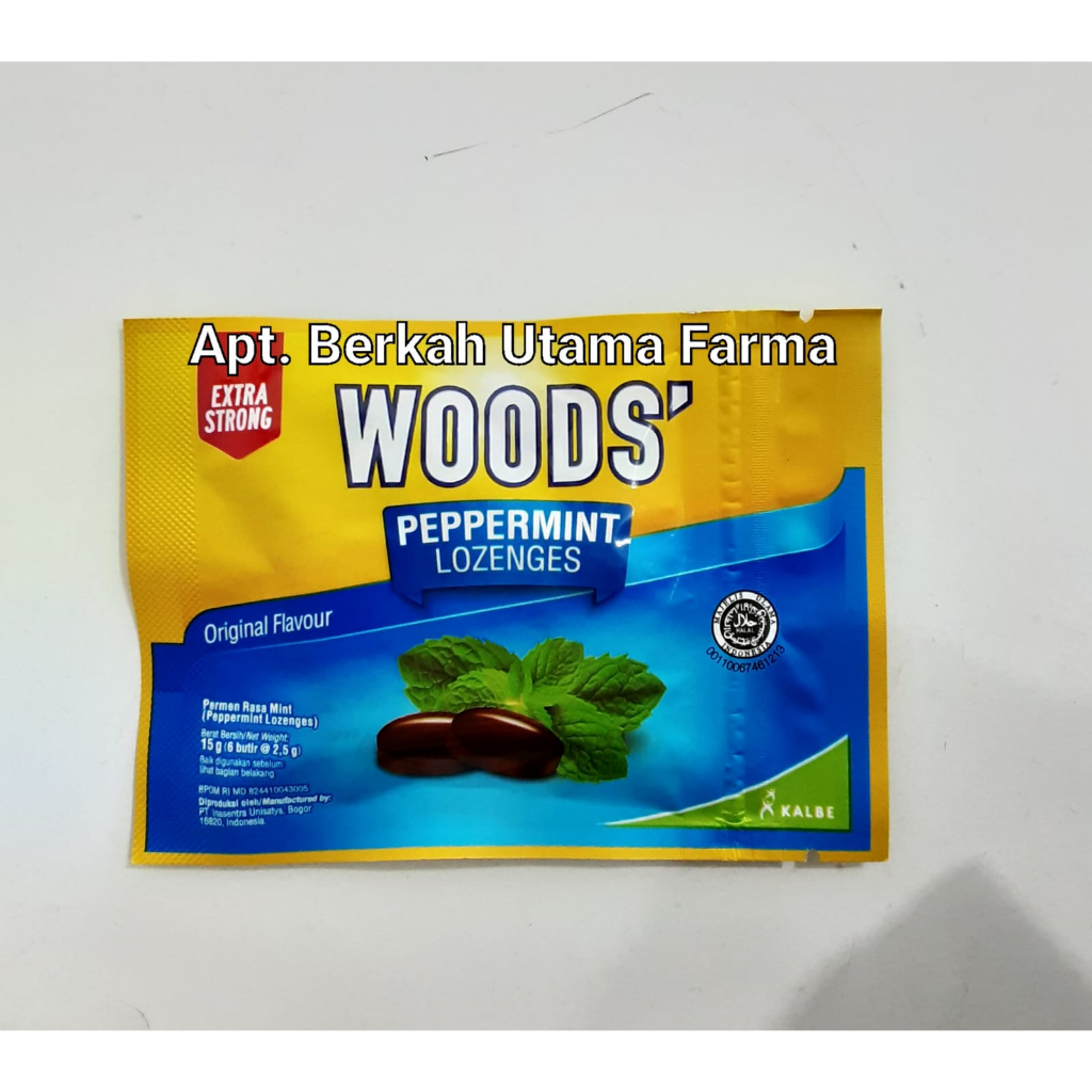 

Permen woods Loz Original per bungkus isi 6 butir