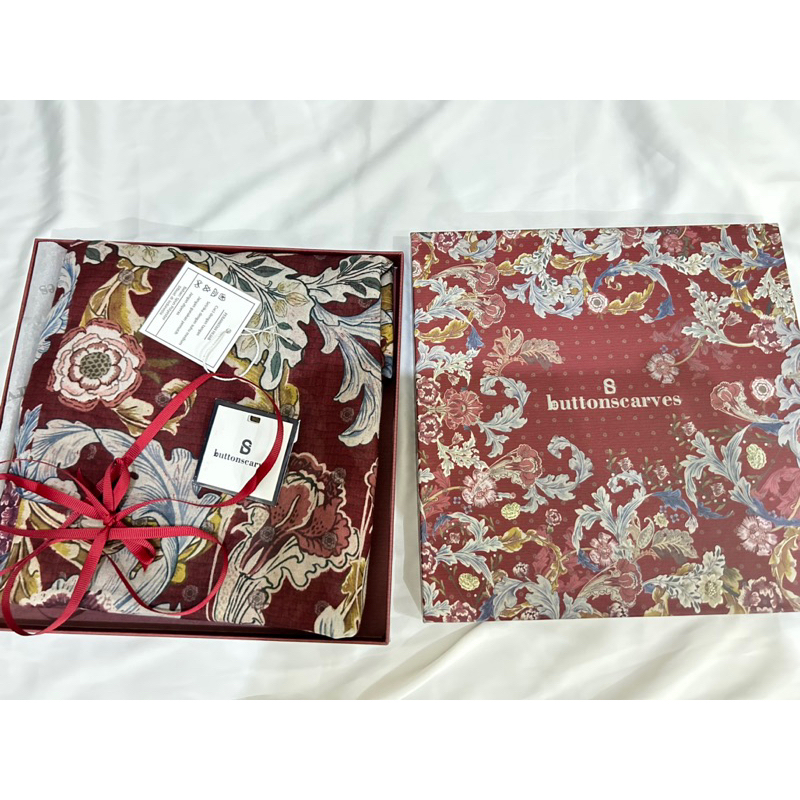 buttonscarves royale maroon