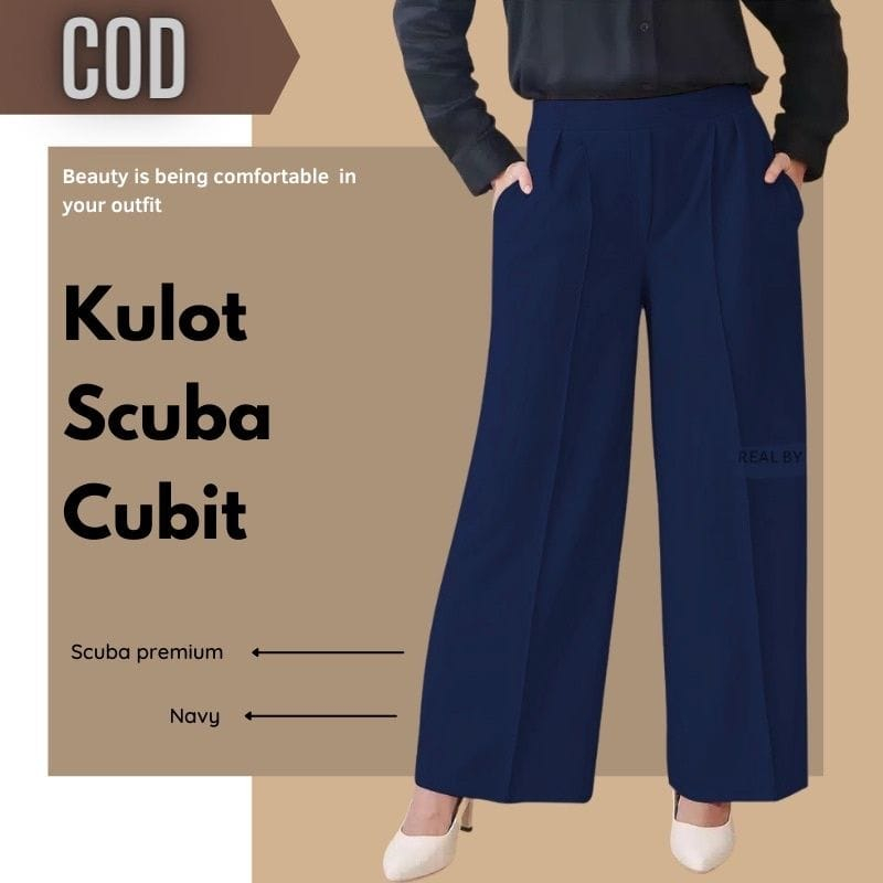 KULOT SCUBA CUBIT PREMIUM//KULOT HIGHWAIST//KULOT OOTD MURCE BISA COD//KULOT SCUBA