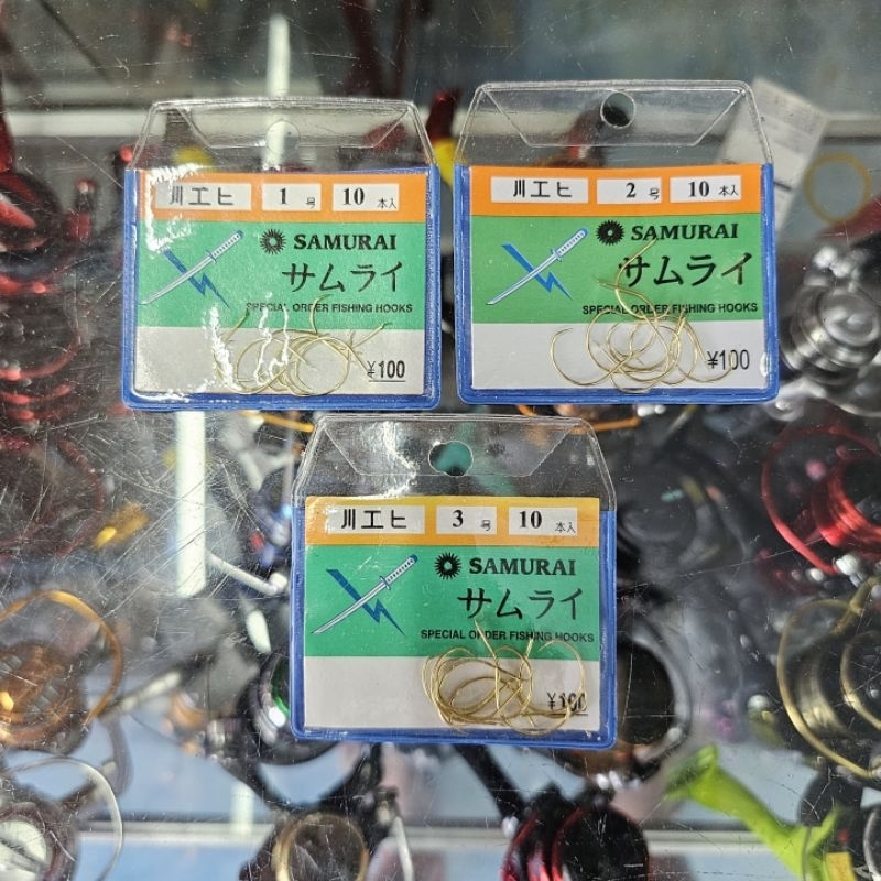 Mata Kail Pancing Udang Samurai Kuning