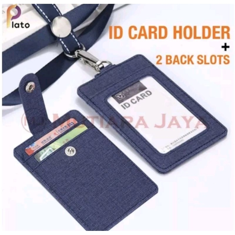 

PLATO Tempat Kartu ID Name Tag ID Card Holder Termurah