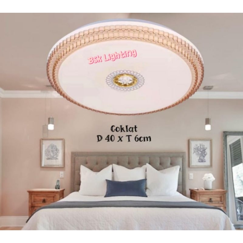 Lampu plafon led 3warna/lampu plafon minimalis kamar tidur