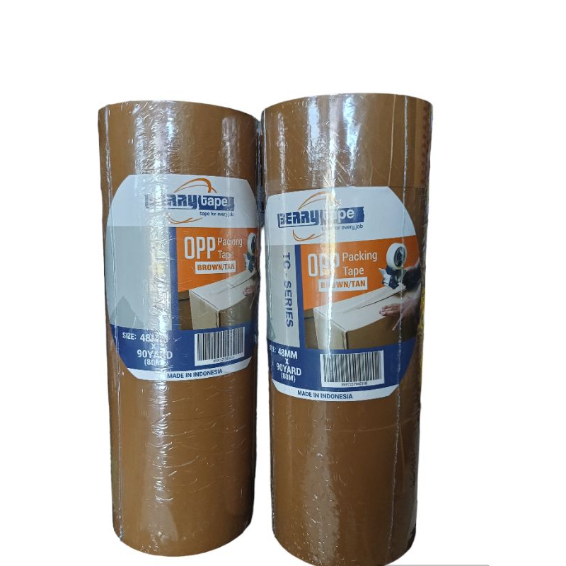 

ISOLASI COKLAT BERRY 48MMx80M /opp packing tape