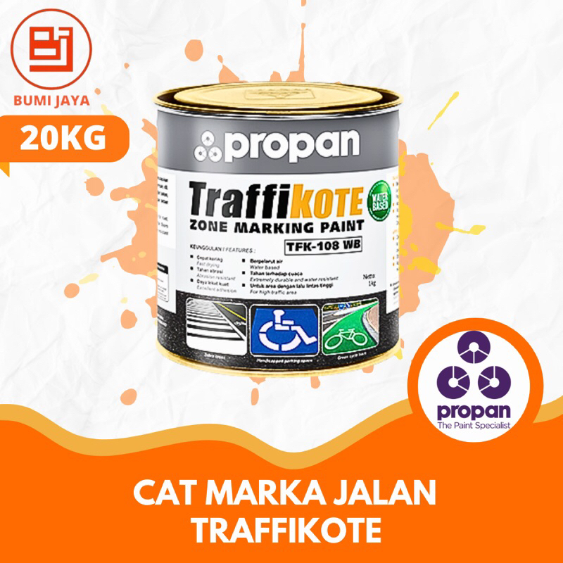 Cat Marka Jalan Traffikote Propan Water Based 20kg