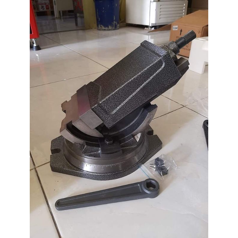ragum jungkit catok drajat miling borfris QHK 6inchi catok derajat mesin milling