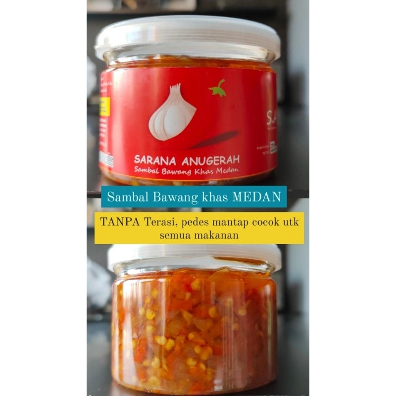 

Sambal Bawang Kaleng khas Medan export Hong Kong