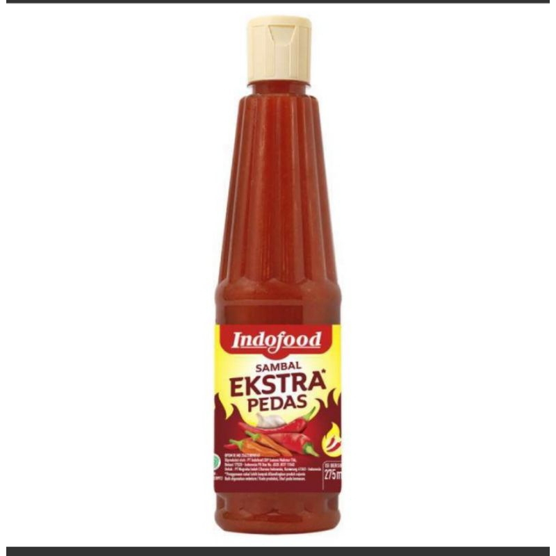 

indofoos saos/saus extra pedas 275ml