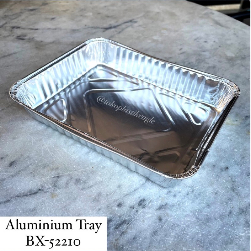 [isi 125] Aluminium Tray BX-52210 / Aluminium Tray Kotak BX-52210