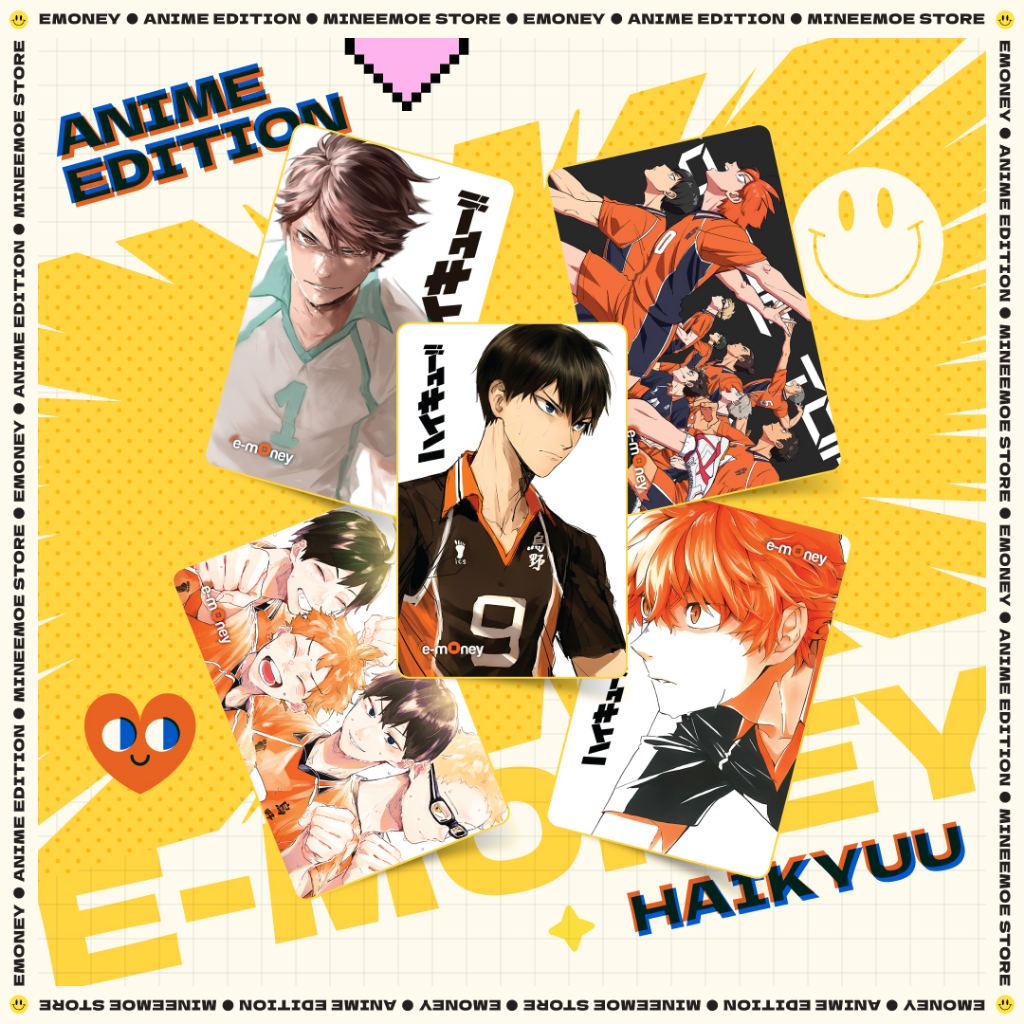 [PO] eMoney / BRIZZI / FLAZZ / TAPCASH (Anime Haikyuu)