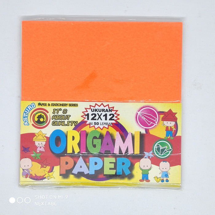

ertas Lipat / Origami Paper Prime Warna Fluorescent 2 Sisi 12 x 12 CM / Kertas Origami 14 x 14
