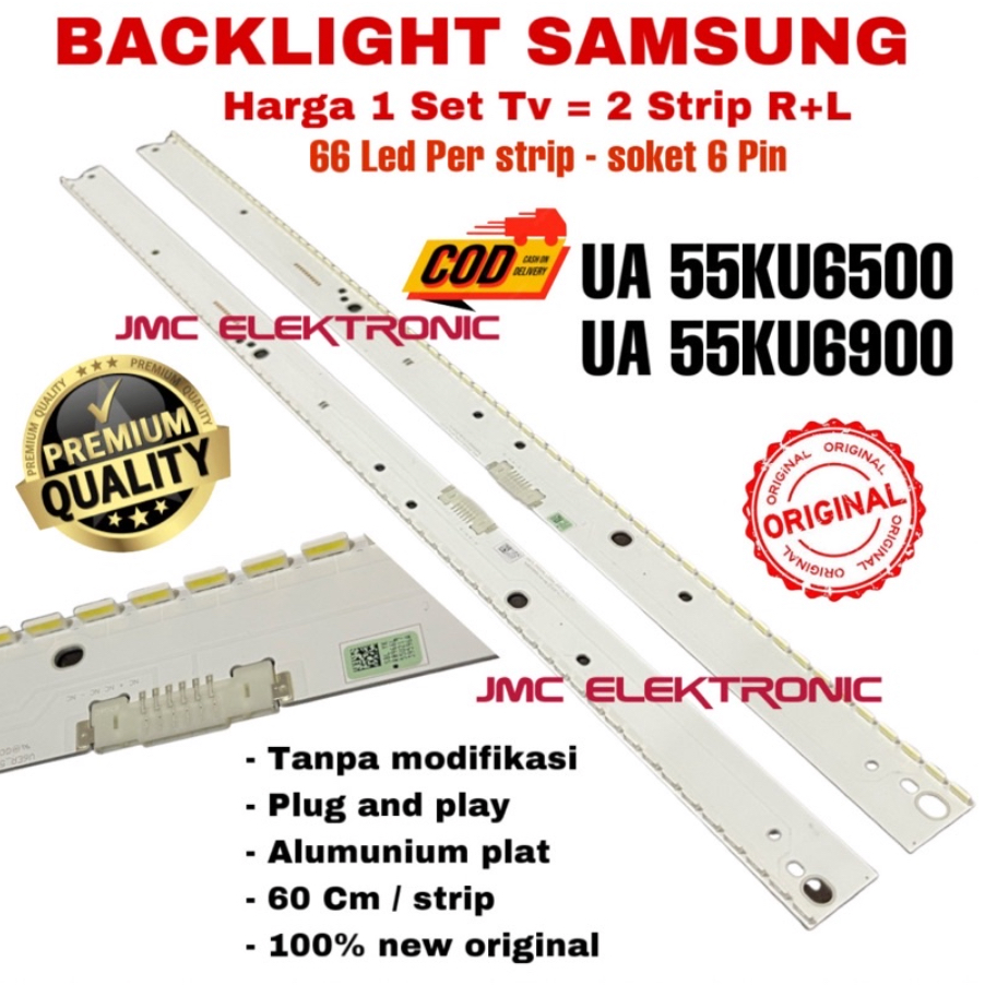BACKLIGHT TV LED SAMSUNG 55 INCH UA55KU6500K UA55KU6900K UA55KU6500 UA55KU6900 55KU6500 55KU6900