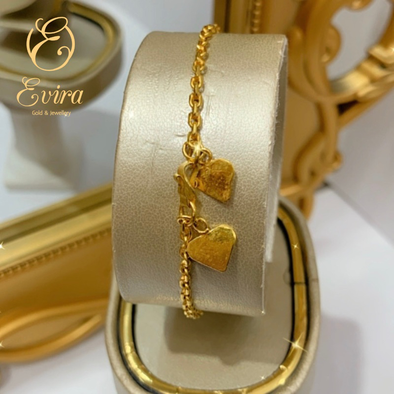 Gelang Emas 24k Rantai Medan