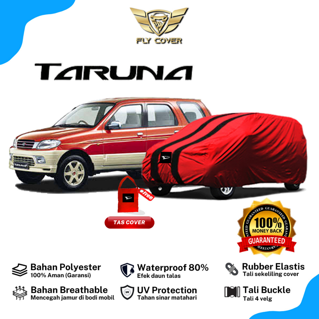Body Cover Mobil Taruna / Sarung Mobil Daihatsu Taruna Long Short CSX FGX CX OXXY FX CL Outdoor 1999
