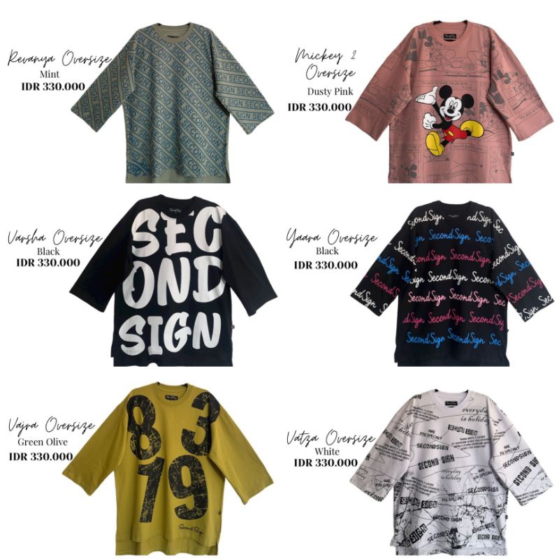 RB TERBARU  OVERSIZE SERIES BY SECOND SIGN