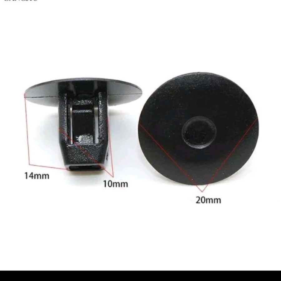 klip mud guard kepet inner karet lumpur honda CRV accord brv civic dll