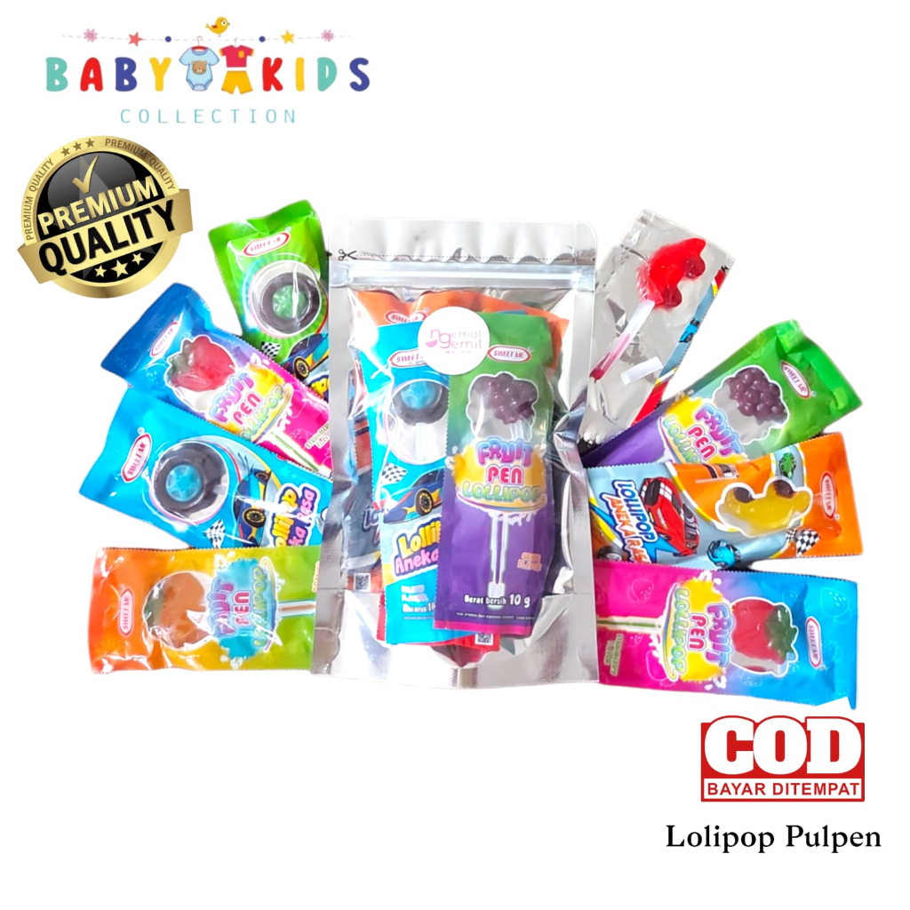 

Lolipop Pulpen Lolipop Fancy Lolipop Rasa Buah Bentuk Lucu Kualitas Premium