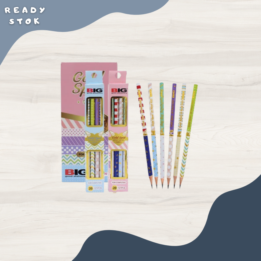

Pensil 2B BIG 9201 Gold Sport / Pensil 2B / Pensil / Pensil BIG