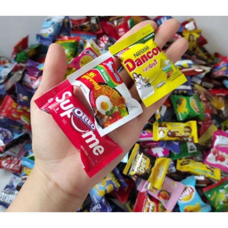 Tempelan Kulkas - Tempelan Kulkas Jajanan - Tempelan Kulkas Magnet Makanan