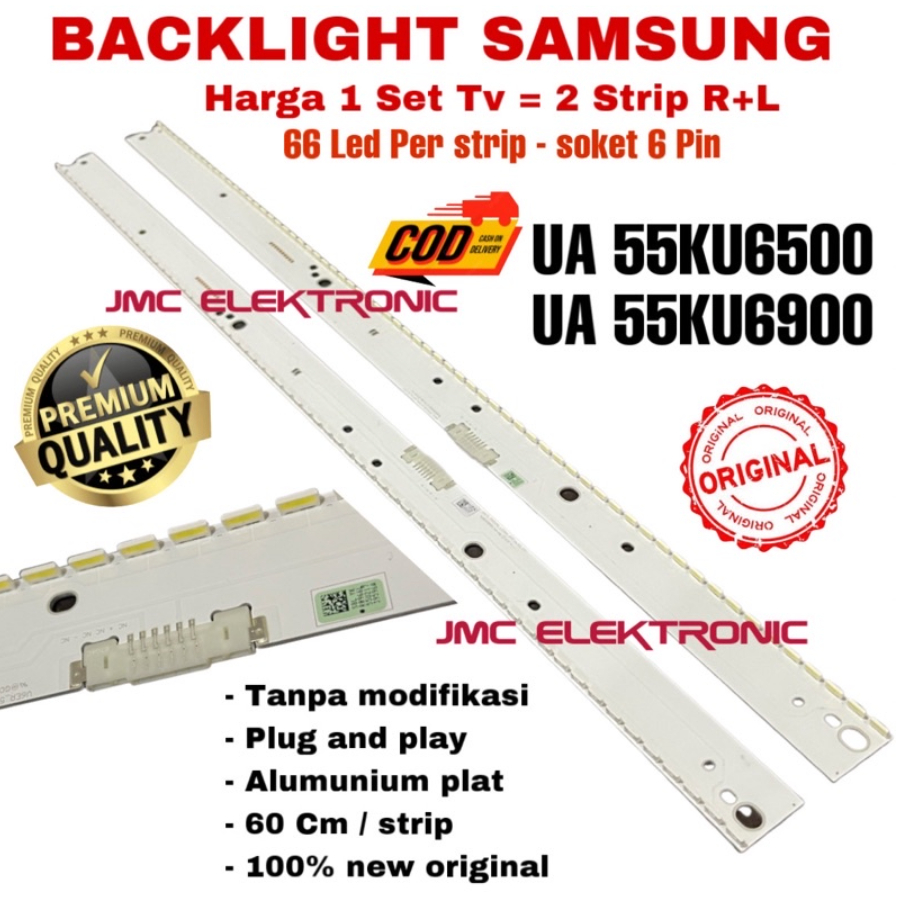 BACKLIGHT TV LED SAMSUNG 55 INCH UA55KU6500K UA55KU6900K UA55KU6500 UA55KU6900 55KU6500 55KU6900