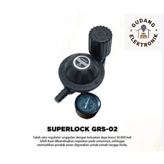 Regulator Superlock GRS 02. Kepala Gas Superlock 02 Gascomp