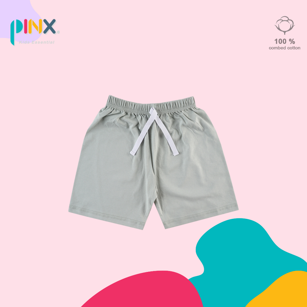 Sale PinxKids - Setelan Anak Usia 1 - 8 Tahun Two Tone / Setelan Anak Pocket Tee Seafoam Green