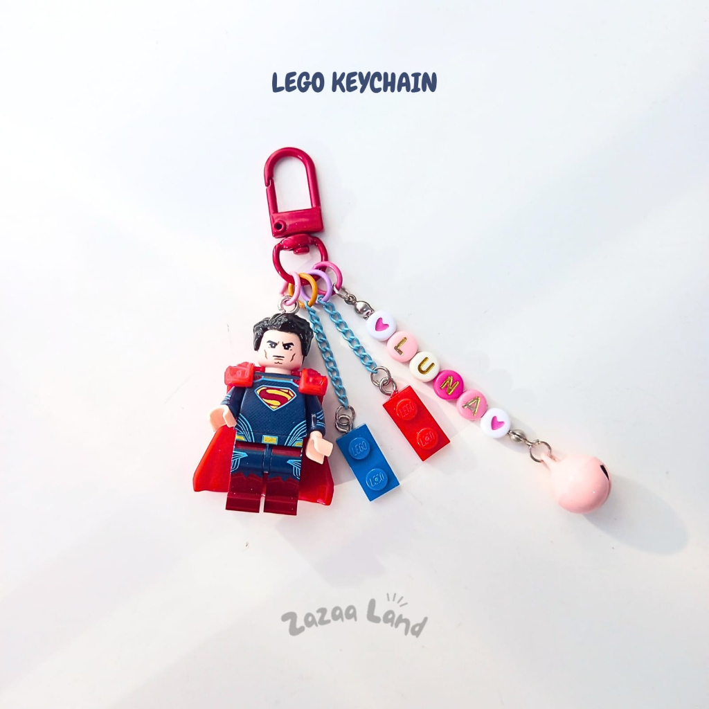 Gantungan Kunci Lego / Gantungan Kunci Nama / Gantungan Lego