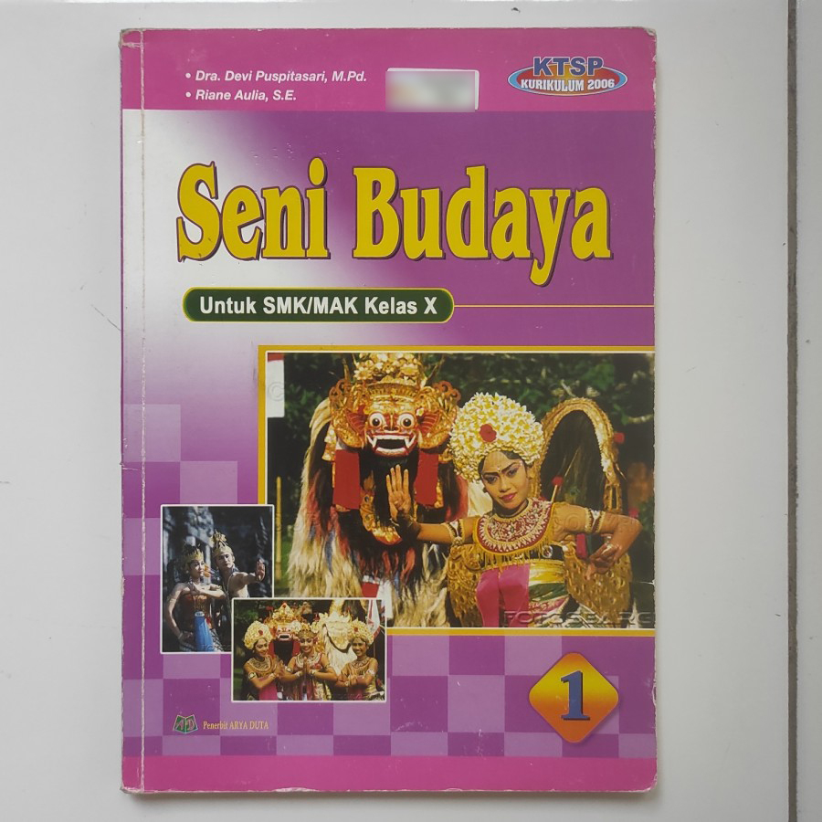 Buku Seni Budaya SMA/SMK Kelas 10