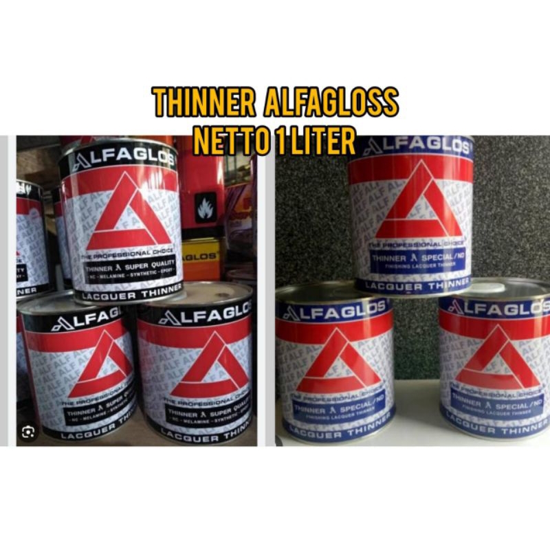 THINNER ALFAGLOSS A SPESIAL & A BIASA 1 LITER