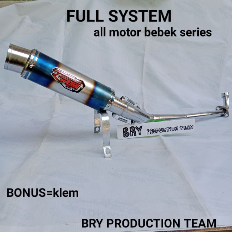 Knalpot racing R9 SUPRA X 125,SUPRA FIT, supra karisma jupiter blade revo fit