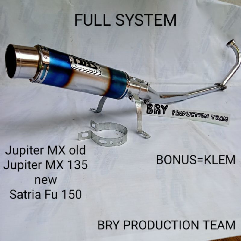 knalpot racing DBS satria Fu 150, Jupiter MX old, Jupiter MX new 135