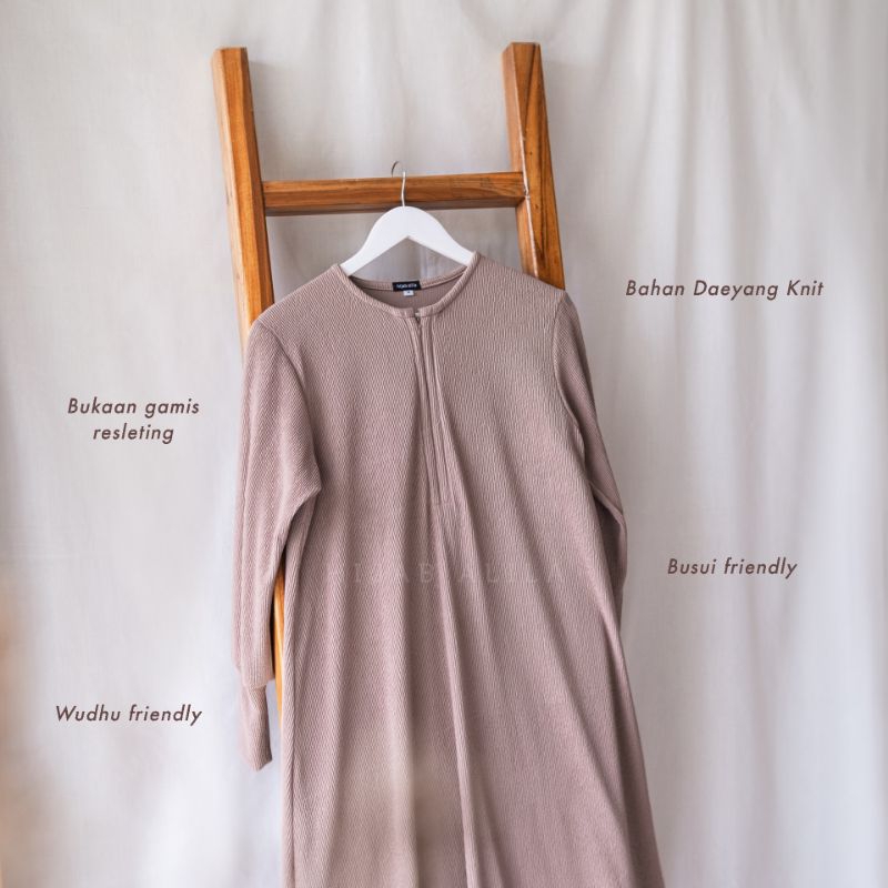 Gamis Hibi / Abaya Knit Hijab alila