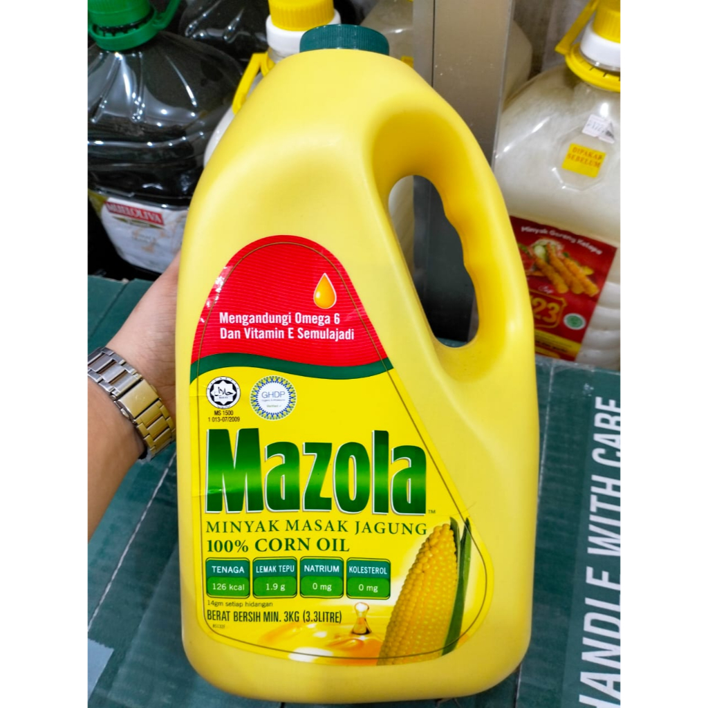 

mazola corn oil 3,3liter impor malaysia