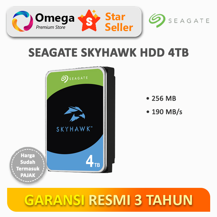 Seagate SkyHawk HDD/Harddisk 4TB