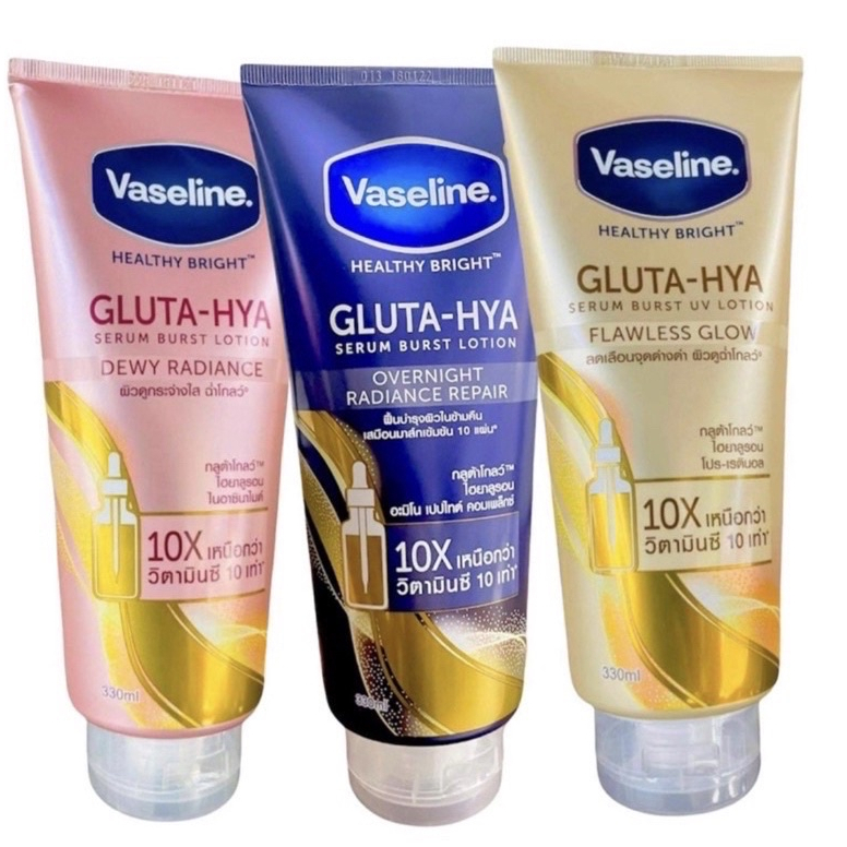 Vaseline Gluta-Hya Serum Burst Lotion//vaseline overnight gluta-nya serum//pandalovely