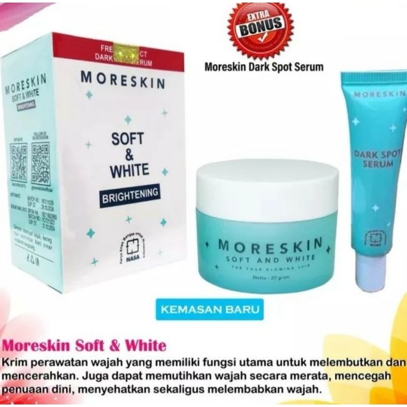 MORESKIN SOFT & WHITE NASA Free Dark Spot Serum