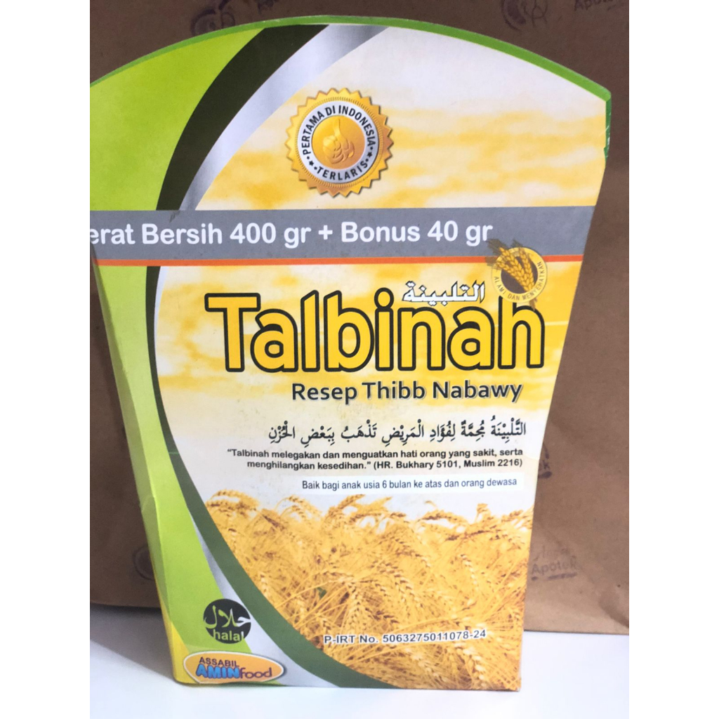 

Talbinah Tepung gandum bubur talbinah
