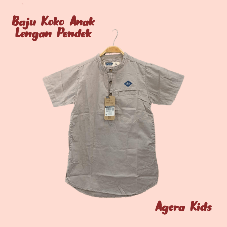 BAJU KOKO PENDEK ANAK - KOKO ANAK ANAK LENGAN PENDEK - KOKO PENDEK ANAK AGERA