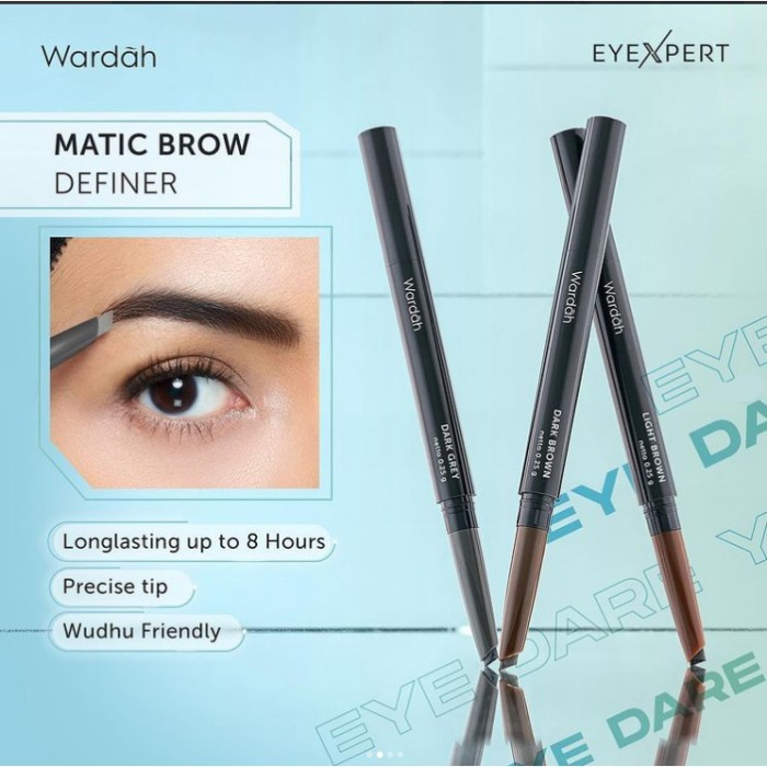 Wardah Eyexpert Matic Eyebrow Definer | Pensil Alis | Wardah-Eyexpert Matic