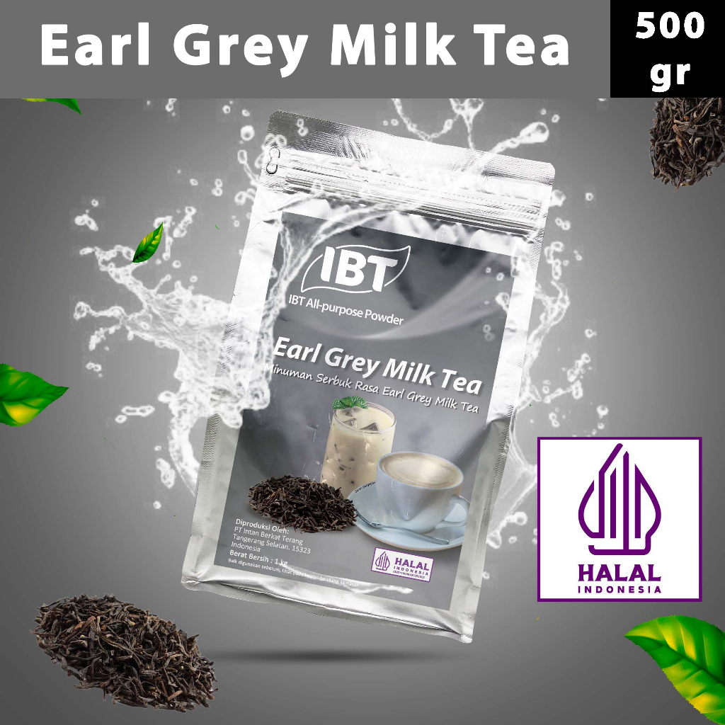 

Bahan Minuman Bubuk Rasa Earl Grey Milk Tea IBT Drink Powder 500gr