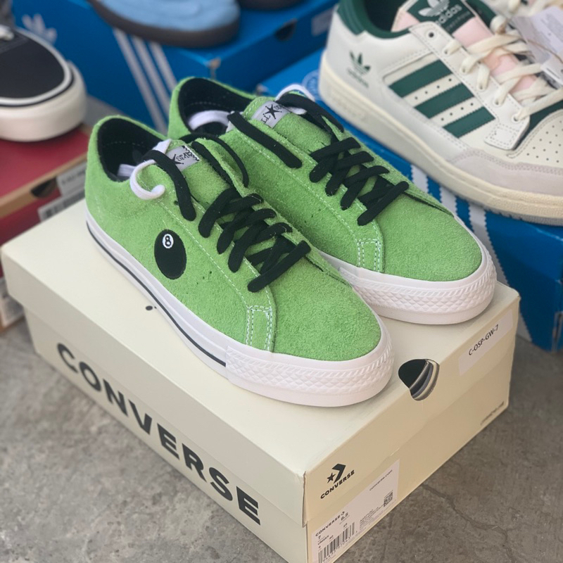 Converse One Star Stussy Green Original Resmi