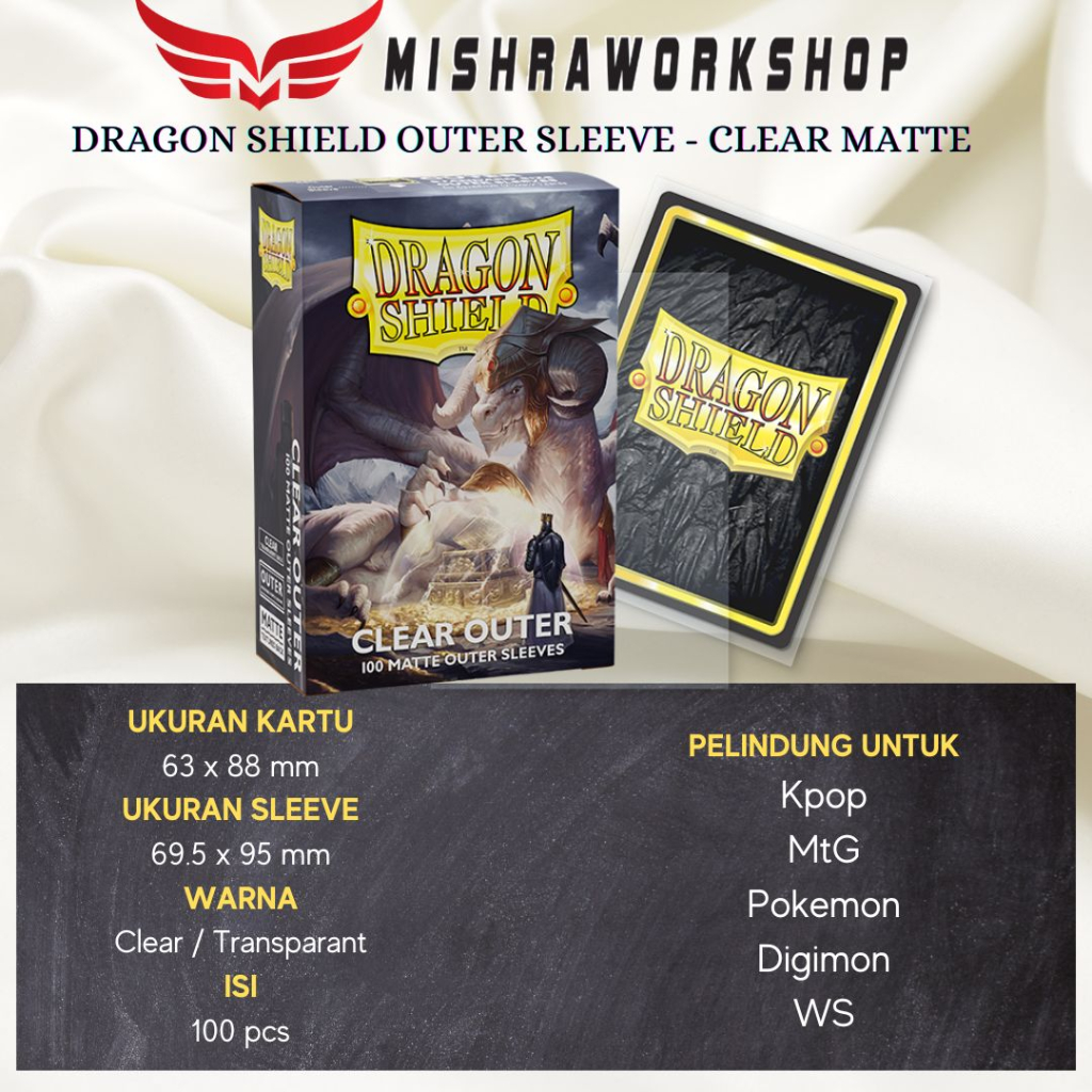 Outer Sleeve Dragon Shield Standard Size