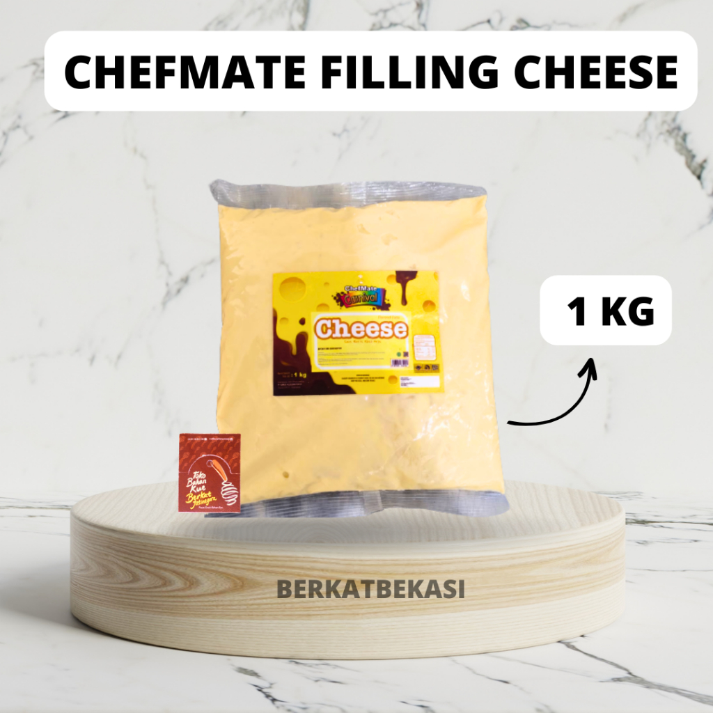 

CHEFMATE PASTA FILLING CHEESE ( KEJU ) / FILLING KEJU KEMASAN 1 KG