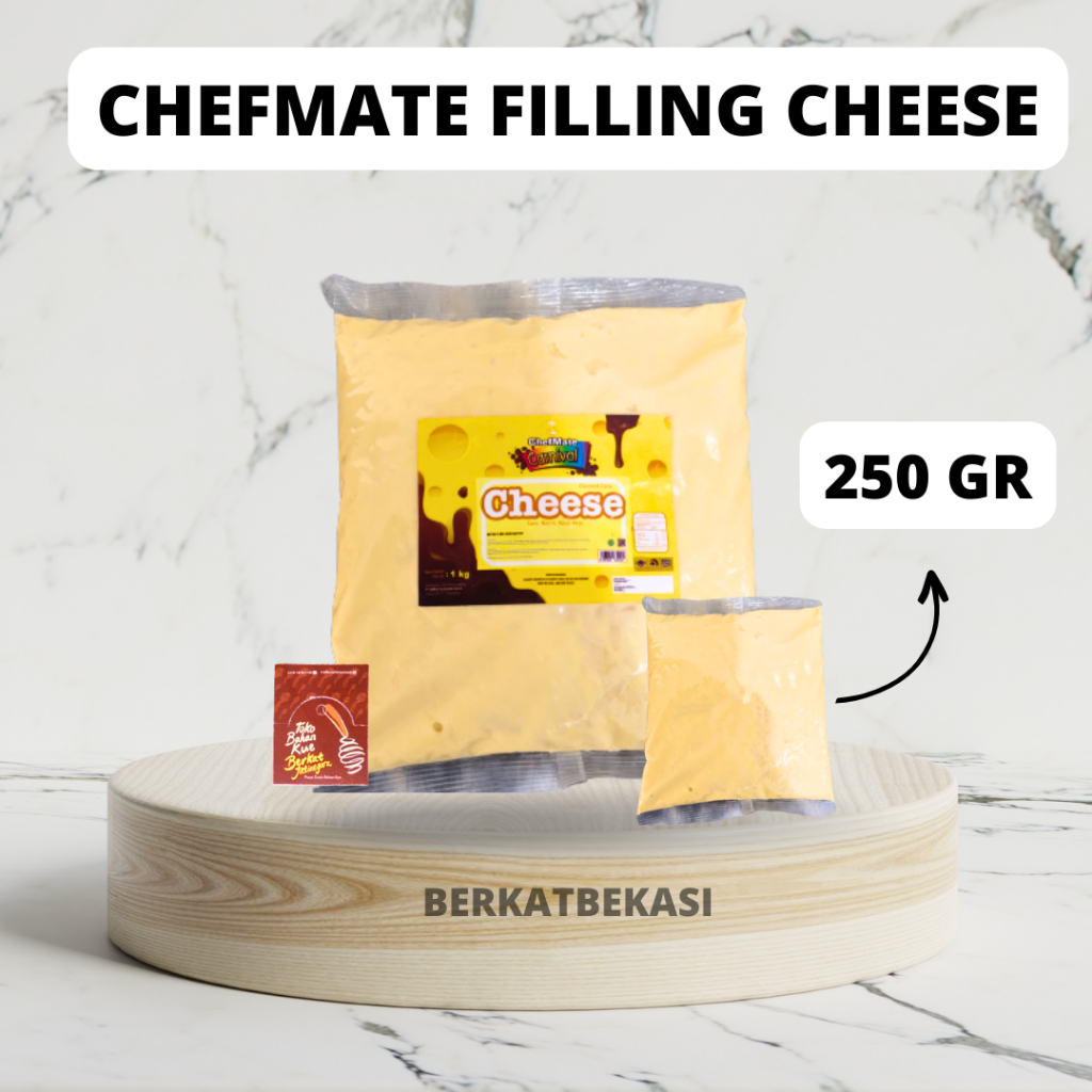 

CHEFMATE PASTA FILLING CHEESE ( KEJU ) REPACK 250 GR / FILLING KEJU