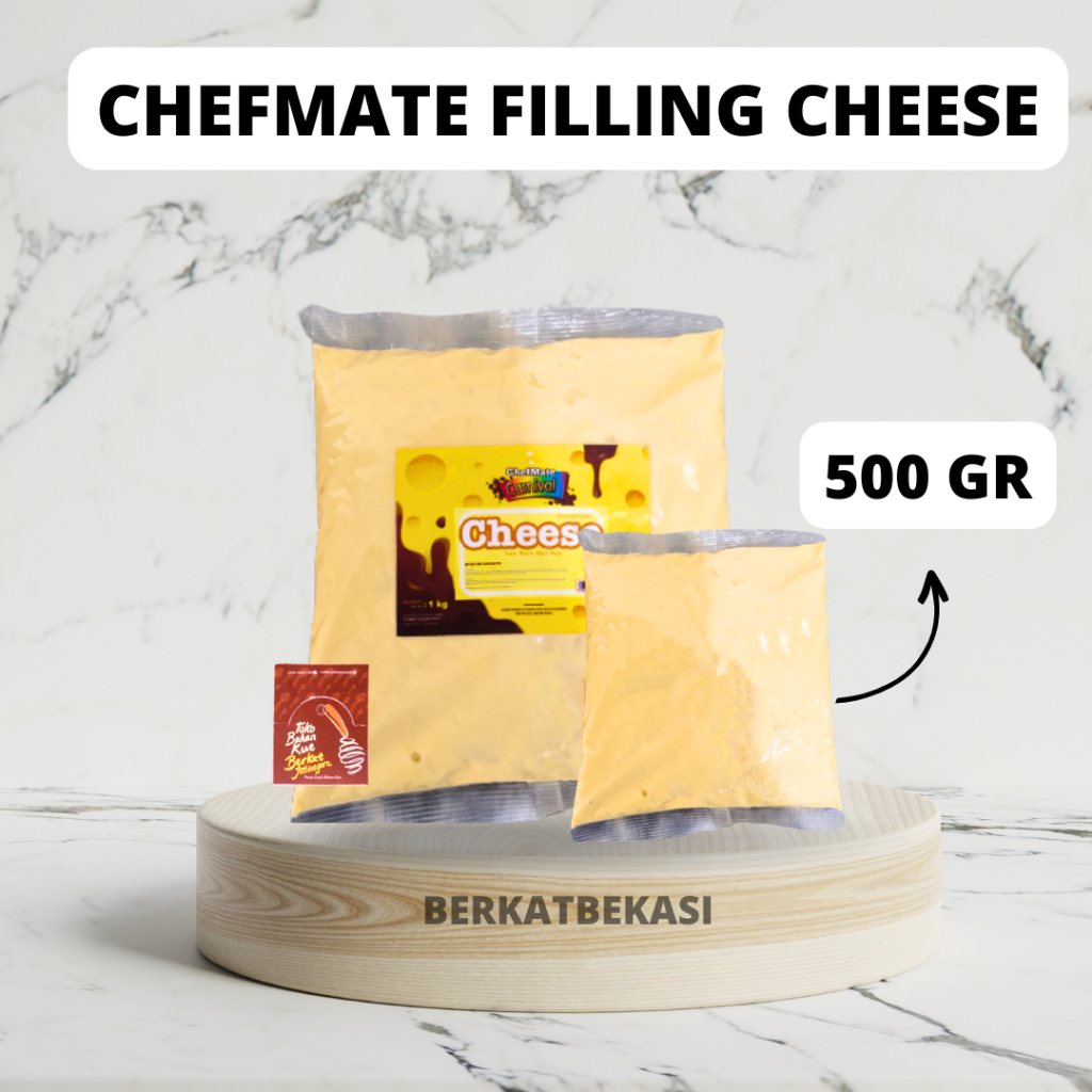 

CHEFMATE PASTA FILLING CHEESE ( KEJU ) REPACK 500 GR / FILLING KEJU