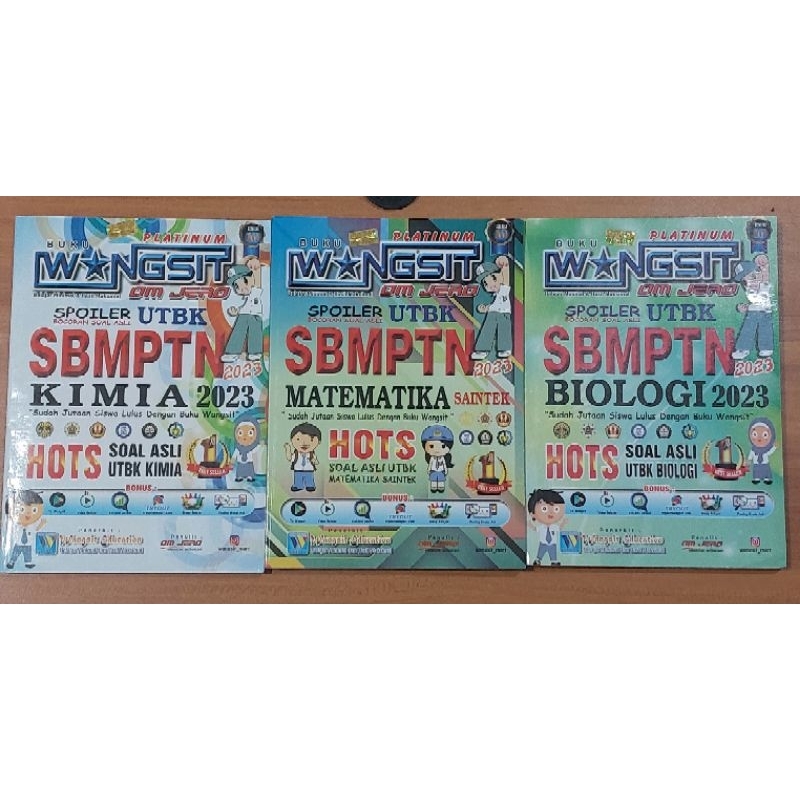 Buku Wangsit Om Jero 2023 SAINTEK (Kimia, Biologi, Matematika) + 4 Pcs Rumus Sakti SAINTEK