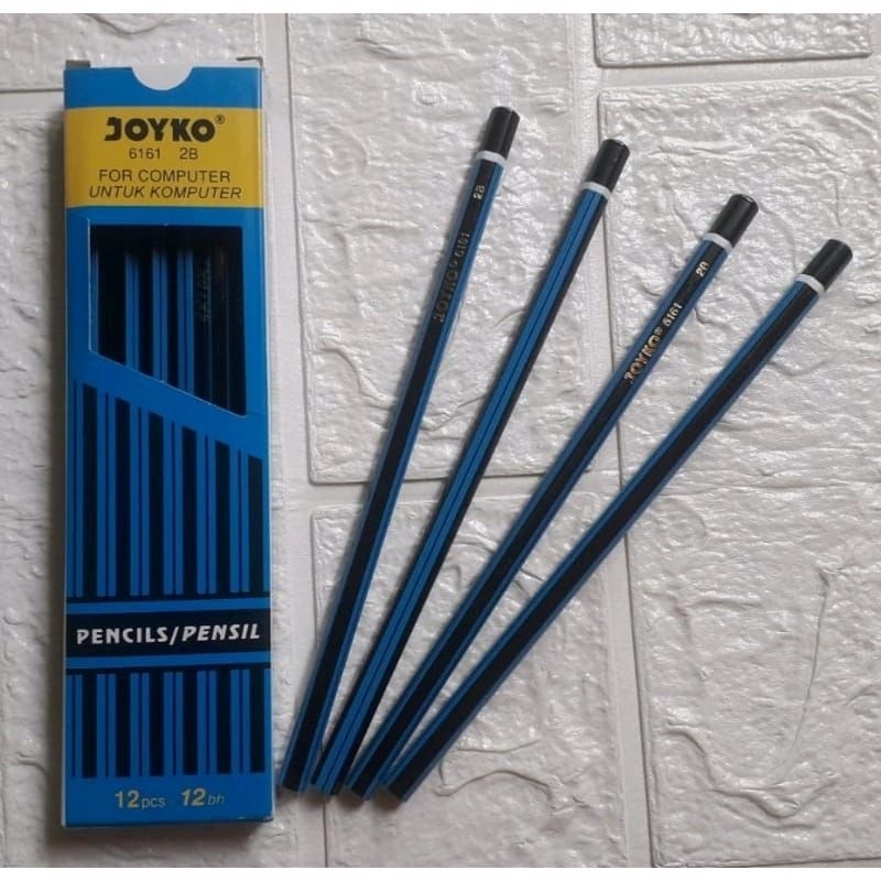 Pensil Hitam Joyko 6161 | Pencil 2B Untuk Komputer