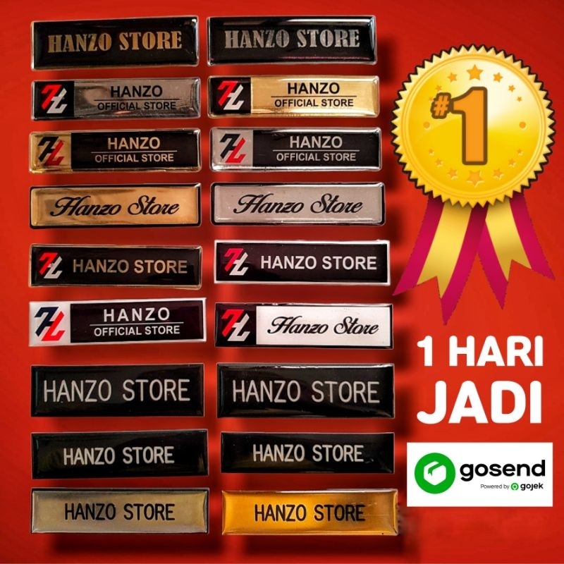 

Nametag Nama Dada, PNS, TNI, PDH (Akrilik, Kuningan, Stainless, dll)