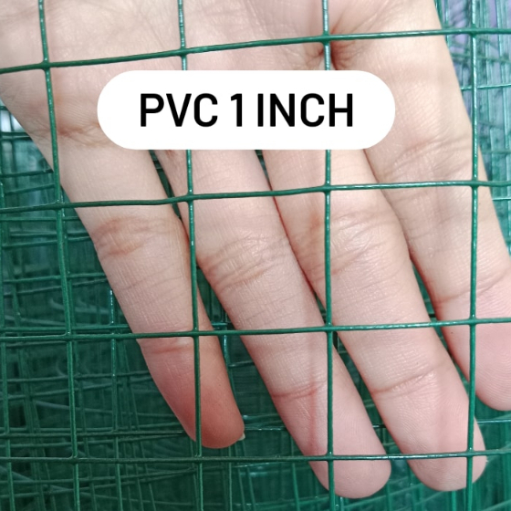 KAWAT LOKET PVC HIJAU/KAWAT RAM/KAWAT AYAKAN AYAM/ KAWAT KANDANG AYAM, JUAL PER 1 METER HARGA TERMUR