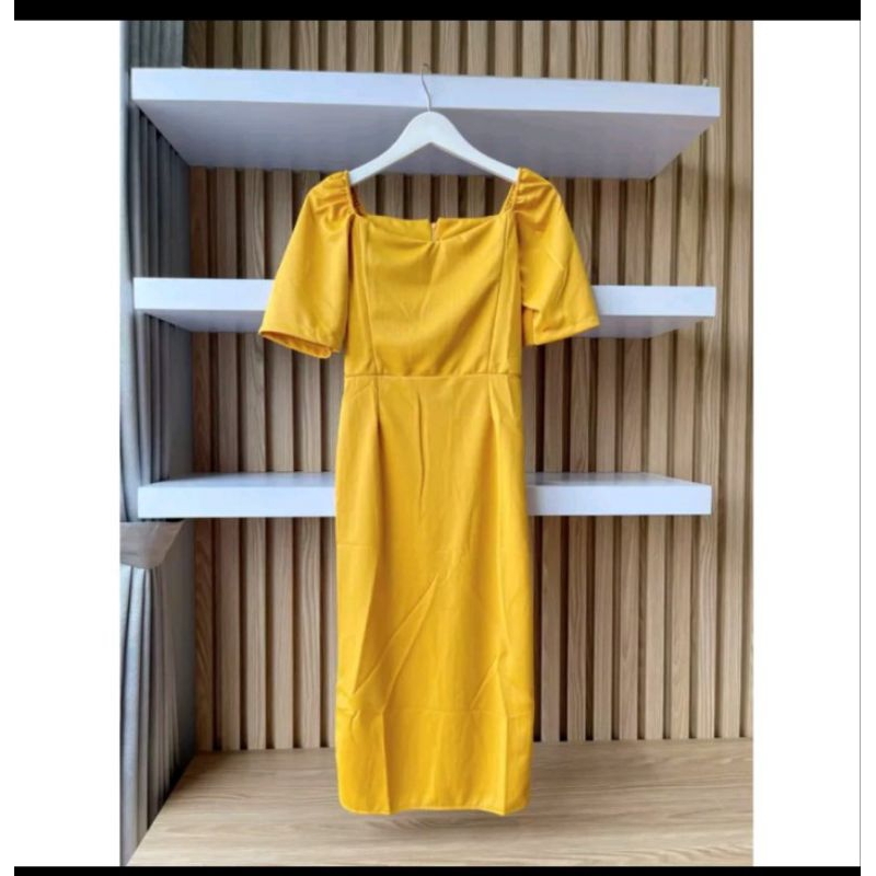 DRESS SCUBA VINTAGE PREMIUM/DRESS VINTAGE/DRESS KOREA