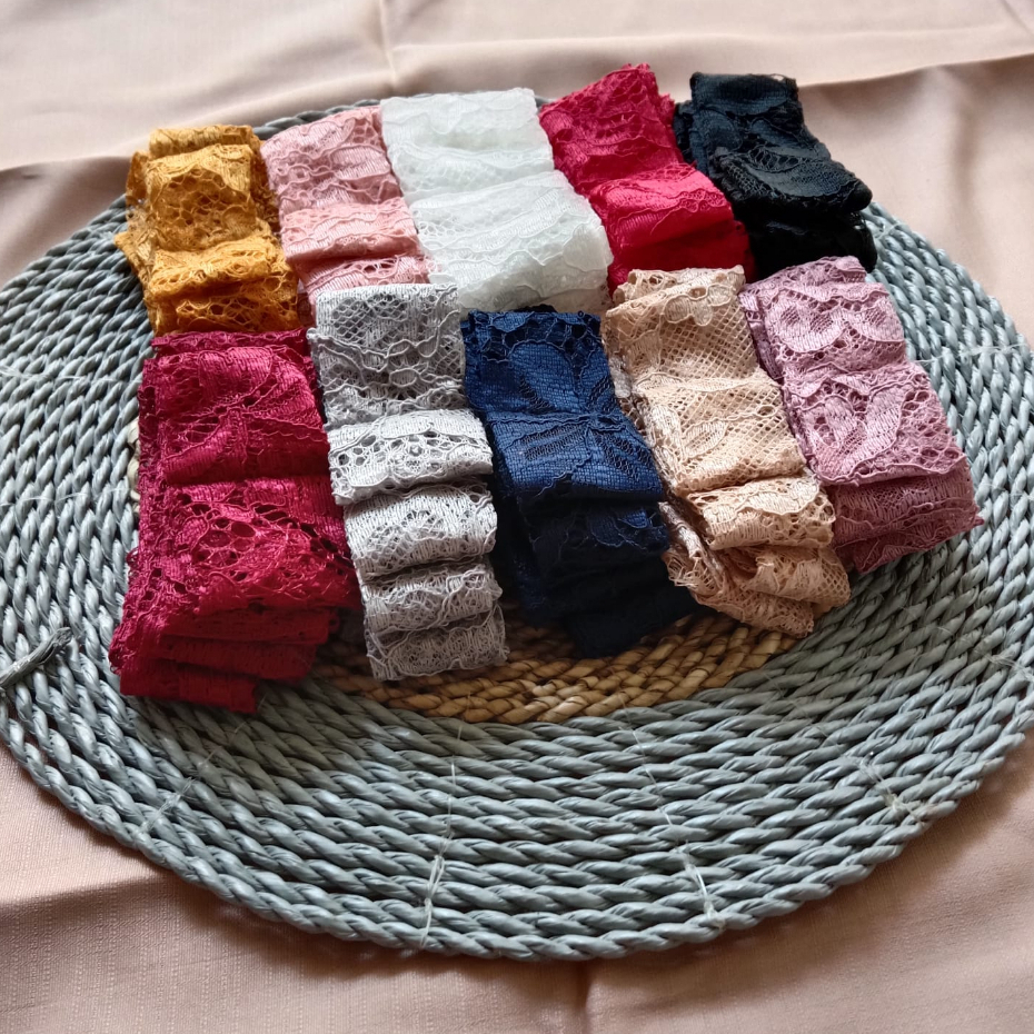 Obi Kebaya Brokat / Tali Pinggang Pita /  Belt Kebaya Aneka Pilihan Warna